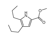 methyl 4,5-dipropyl-1H-pyrrole-2-carboxylate Structure