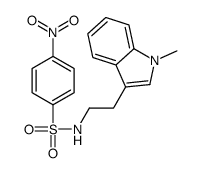 N-[2-(1-methylindol-3-yl)ethyl]-4-nitrobenzenesulfonamide Structure