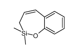 2,2-dimethyl-3H-1,2-benzoxasilepine结构式