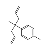 1-methyl-4-(4-methylhepta-1,6-dien-4-yl)benzene Structure