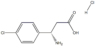 (S)-3-Amino-3-(4-chlorophenyl)propanoic acid hydrochloride Structure