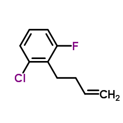 2-(3-Buten-1-yl)-1-chloro-3-fluorobenzene Structure