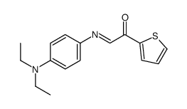 2-[4-(diethylamino)phenyl]imino-1-thiophen-2-ylethanone Structure