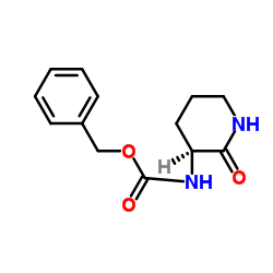 (S)-3-(Cbz-amino)-2-piperidone Structure
