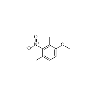 1-甲氧基-2,4-二甲基-3-硝基苯结构式