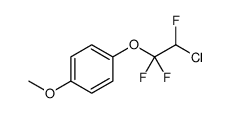Benzene, 1-(2-chloro-1,1,2-trifluoroethoxy)-4-methoxy Structure