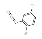 2,5-二溴苯基异硫氰酸盐结构式