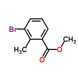 2-甲基-3-溴苯甲酸甲酯结构式