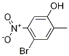 4-BroMo-2-Methyl-5-nitrophenol structure