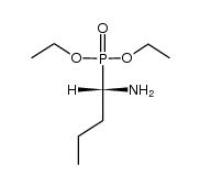 (S)-(1-Aminobutyl)phosphonsaeure-diethylester结构式