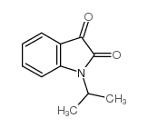 1-异丙基-1H-吲哚-2,3-二酮结构式
