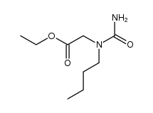 1-carbethoxymethyl-1-(n-butyl)urea Structure