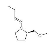 (R)-2-methoxymethyl-1-(1'-propylideneamino)-pyrrolidine结构式