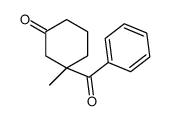 3-benzoyl-3-methylcyclohexan-1-one Structure