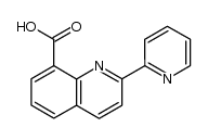 2-(2-pyridyl)quinoline-8-carboxylic acid Structure