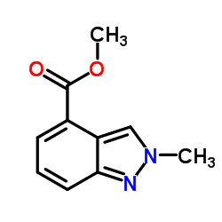 Methyl 2-methyl-2H-indazole-4-carboxylate Structure