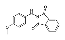 2-(4-methoxyanilino)isoindole-1,3-dione结构式