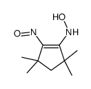 N-(3,3,5,5-tetramethyl-2-nitrosocyclopenten-1-yl)hydroxylamine Structure