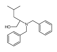 (S)-(+)-2-(N,N-二苄氨基)-4-甲基戊醇结构式