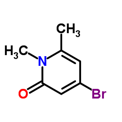 4-Bromo-1,6-dimethyl-2(1H)-pyridinone Structure