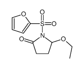 5-ethoxy-1-(furan-2-ylsulfonyl)pyrrolidin-2-one结构式