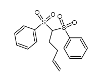 5,5-bis(phenylsulfonyl)-1-pentene结构式