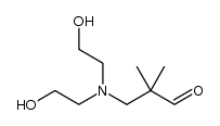 3-(N,N-bis(2-hydroxyethyl)amino)-2,2-dimethylpropanal Structure