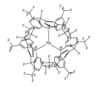 三 {三 [3,5-双(三氟甲基)苯基]膦}钯(0)结构式