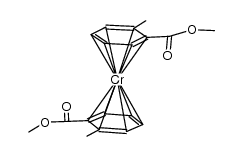 bis(methyl o-methylbenzoate)chromium(0) Structure