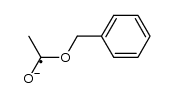radical anion of benzyl acetate Structure