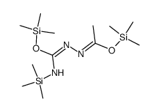 tris(trimethylsilyl)-1-acetylsemicarbazide Structure