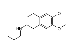 6,7-dimethoxy-N-propyl-1,2,3,4-tetrahydronaphthalen-2-amine结构式