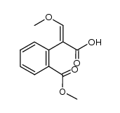 (E)-3-methoxy-2-(2'-methoxycarbonylphenyl)-propenoic acid Structure