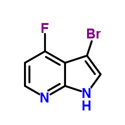 3-Bromo-4-fluoro-1H-pyrrolo[2,3-b]pyridine Structure
