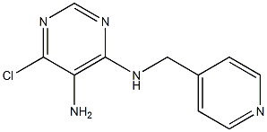 6-Chloro-N4-pyridin-4-ylMethyl-pyriMidine-4,5-diaMine结构式