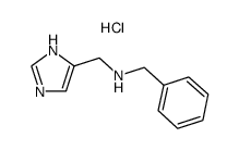 N-((1H-Imidazol-5-Yl)Methyl)-1-Phenylmethanamine Hydrochloride结构式