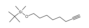 8-(t-Butyldimethylsilyloxy)-1-octyne Structure