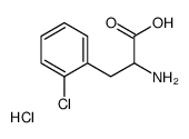 2-氯苯丙氨酸盐酸盐结构式