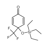 4-(triethylsiloxy)-4-(trifluoromethyl)-2,5-cyclohexadien-1-one Structure