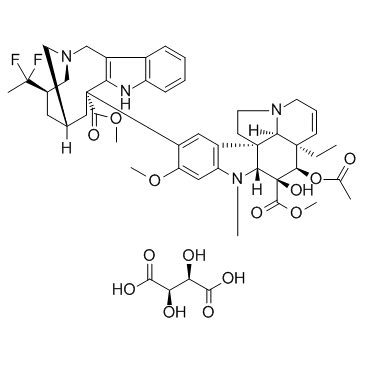 酒石酸长春氟宁结构式