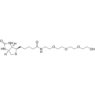 Biotin-PEG4-OH结构式