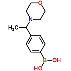 (4-(1-吗啉代乙基)苯基)硼酸图片
