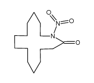 N-nitro-14-tetradecanelactam结构式
