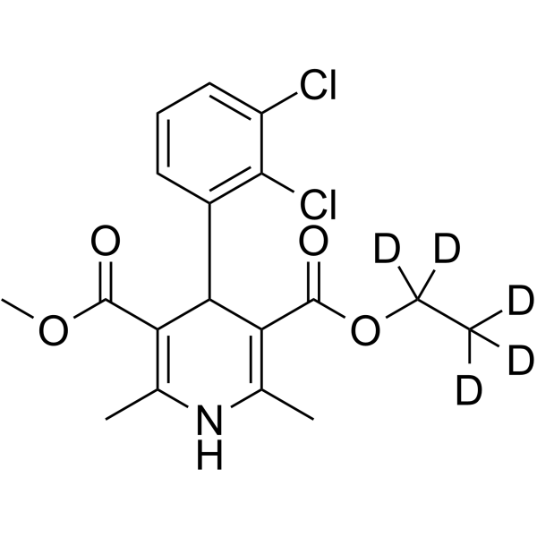 (±)-Felodipine-d5 structure