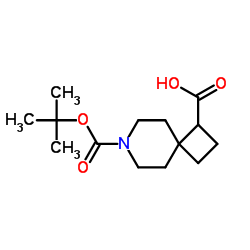 7-[(tert-butoxy)carbonyl]-7-azaspiro[3.5]nonane-1-carboxylic acid结构式