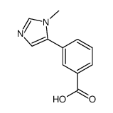 3-(1-甲基-5-咪唑基)苯甲酸结构式