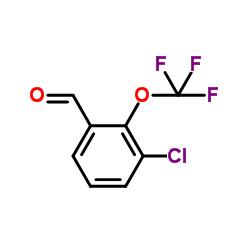 3-Chloro-2-(trifluoromethoxy)benzaldehyde Structure