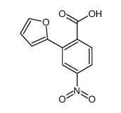 2-(furan-2-yl)-4-nitrobenzoic acid结构式