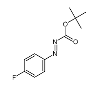 tert-butyl 2-(4-fluorophenyl)diazene-1-carboxylate Structure