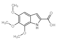 5,6,7-trimethoxy-1h-indole-2-carboxylic acid Structure